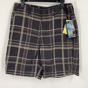 Newport Blue Men’s Plaid Hybrid Shorts size 32